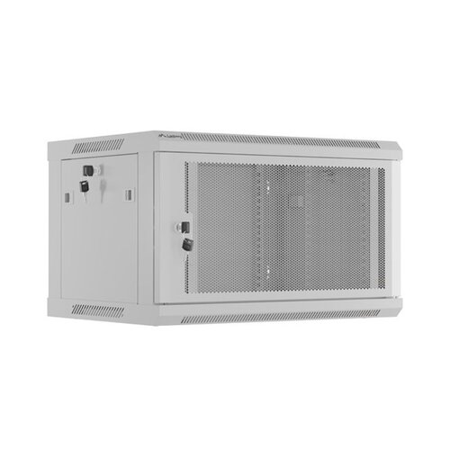 Szafa RACK LANBERG 19" 6U WF01-6406-23S  600 x 450 mm, Wisząca Szary