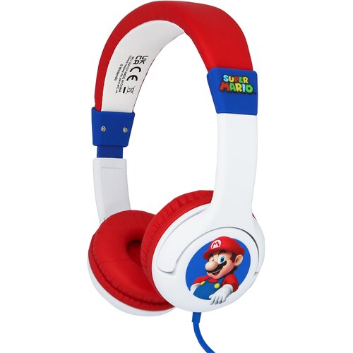 Słuchawki nauszne OTL Super Mario Czerwono-biały