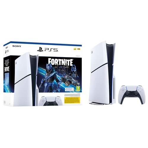 Konsola SONY PlayStation 5 Slim Fortnite Cobalt - Zestaw Startowy