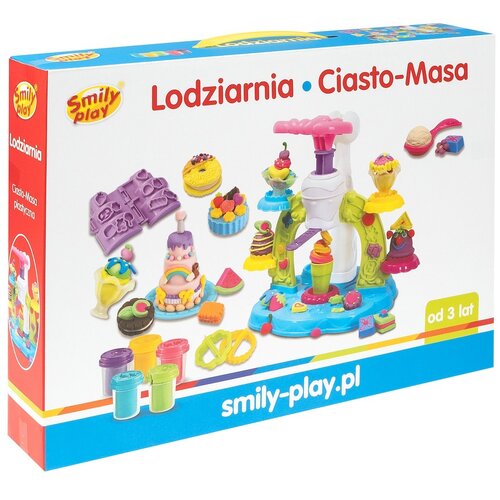 Masa plastyczna SMILY PLAY Ciasto-masa Lodziarnia SP84952