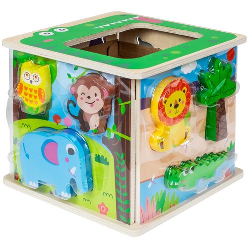 Zabawka edukacyjna SMILY PLAY Kostka Farma Zoo SPW84948