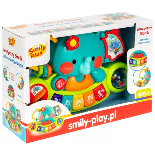 Zabawka interaktywna SMILY PLAY Muzyczny Słonik SP84769
