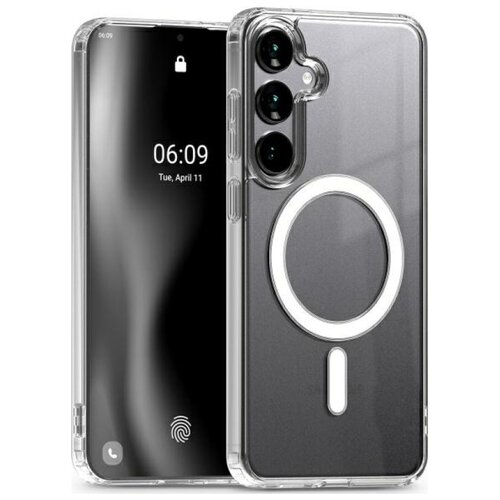 Etui MERCURY Jelhard MagSafe do Samsung Galaxy S24 FE Przezroczysty