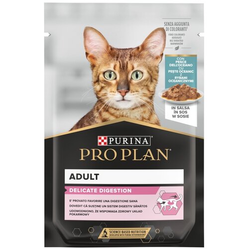 Karma dla kota PURINA Pro Plan Adult Delicate Digestion Ryba 85 g