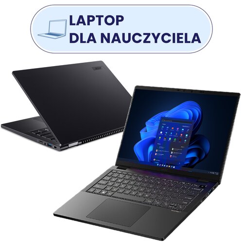 Laptop ACER TravelMate P6 TMP614-53-TCO 14" OLED i7-1355U 32GB RAM 1TB SSD Windows 11 Professional