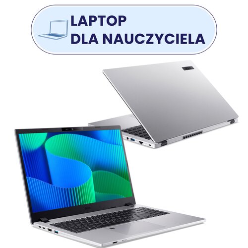 Laptop ACER TravelMate P2 15 TMP215-55-TCO 15.6" IPS Core 5-120U 16GB RAM 512GB SSD Windows 11 Professional