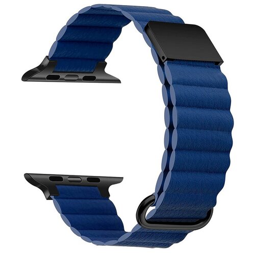 Pasek LUNA A00290 do Apple Watch 3/4/5/6/7/8/9/SE (42/44/45mm) Niebieski