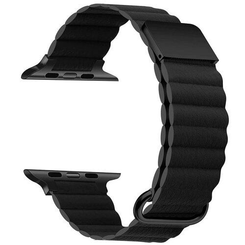 Pasek LUNA A00293 do Apple Watch 3/4/5/6/7/8/9/SE (38/40/41mm) Czarny
