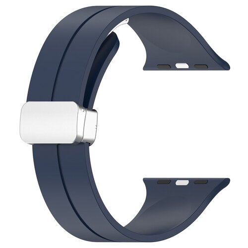Pasek LUNA A00288 do Apple Watch 3/4/5/6/7/8/9/SE (42/44/45 mm) Niebieski