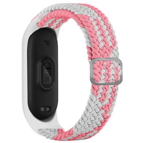 Pasek LUNA X00017 do Xiaomi Band 8 Różowo-biały