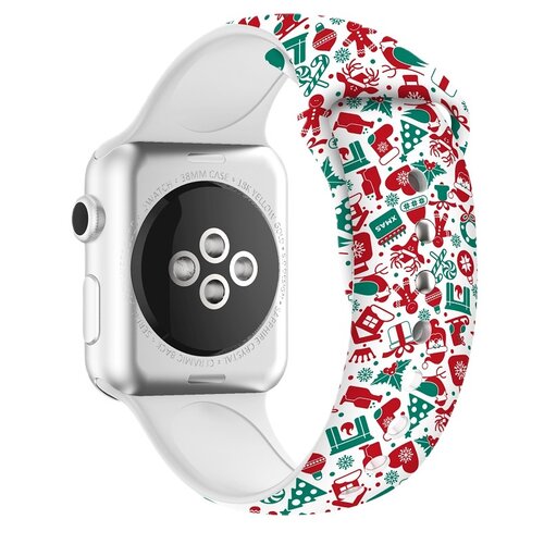 Pasek LUNA A00301 do Apple Watch 3/4/5/6/7/8/SE (38/40/41mm) Wielokolorowy