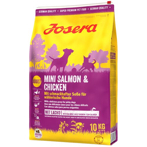 Karma dla psa JOSERA Mini Łosoś z kurczakiem 10 kg