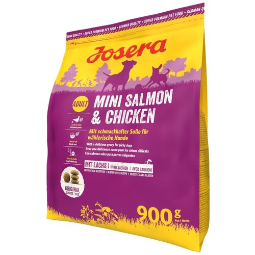 Karma dla psa JOSERA Mini Łosoś z kurczakiem 900 g