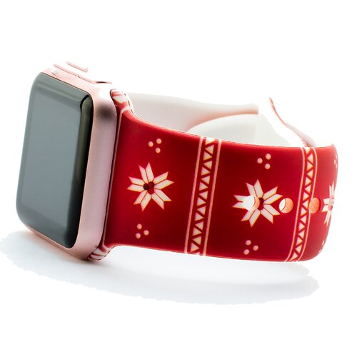 Pasek LUNA do Apple Watch 8/9/SE (40/41 mm) A316 Edycja świąteczna zakolanówki