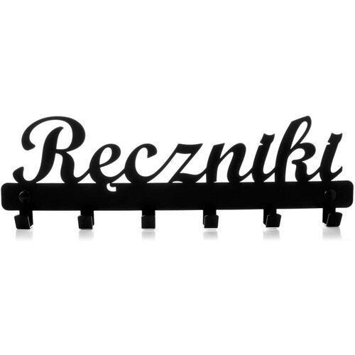 Wieszak łazienkowy GOCKOWIAK Ręczniki Czarny