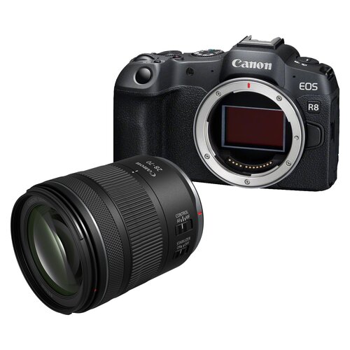 Aparat bezlusterkowy CANON EOS R8 Body, Full Frame, 24.2Mpix, 4K60p + Obiektyw CANON RF 28-70mm f/2.8 IS STM