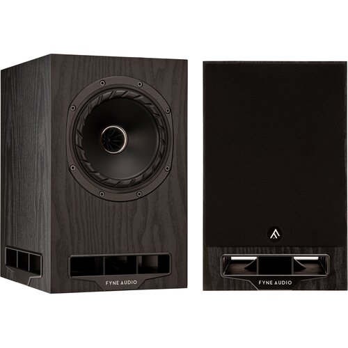 Pasywne, Podstawkowe kolumny głośnikowe FYNE AUDIO F5E Czarny Jesion (2 szt.), Obudowa MDF, System BassTrax