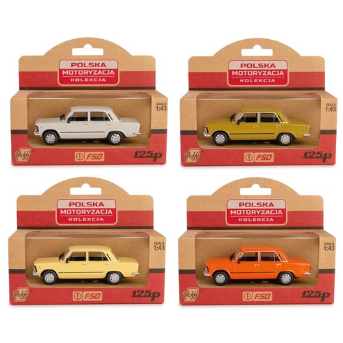 Samochód DAFFI Kolekcja Polskiej Motoryzacji Fiat 125p MR K-618 (1 samochód)