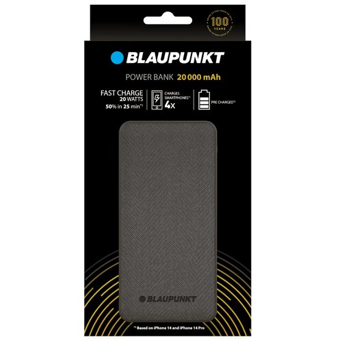 Powerbank BLAUPUNKT BL-120PB 20000 mAh 20W Czarny