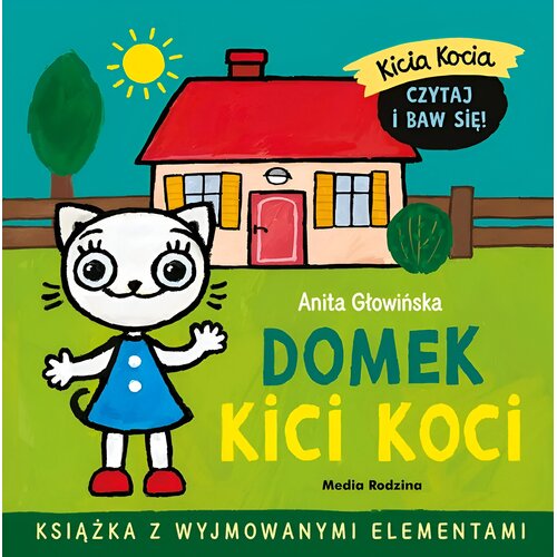 Książka Kicia Kocia Domek Kici Koci Anita Głowińska (twarda okładka)