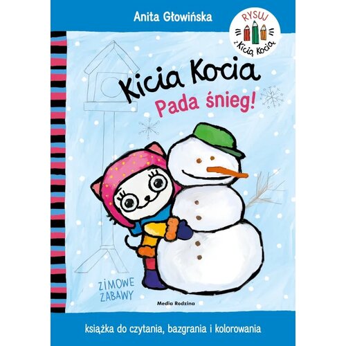 Kolorowanka Kicia Kocia Pada śnieg (miękka okładka)