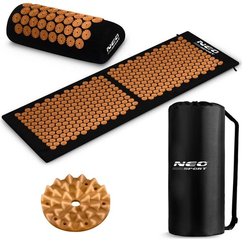Mata do akupresury NEO-SPORT NS-901 Czarno-złoty