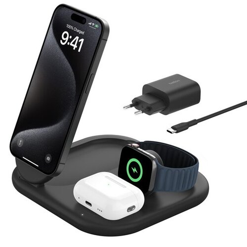 Ładowarka indukcyjna BELKIN BoostCharge WIZ029VFBK 15W Czarny