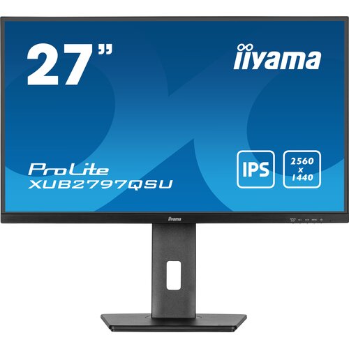 Monitor IIYAMA Prolite XUB2797QSU-B2 27" 2560x1440px IPS 100Hz 1 ms [MPRT]