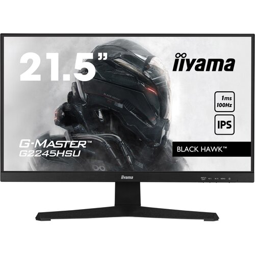 Monitor IIYAMA G-Master G2245HSU-B2 Black Hawk 21.5" 1920x1080px IPS 100Hz 1 ms [MPRT]