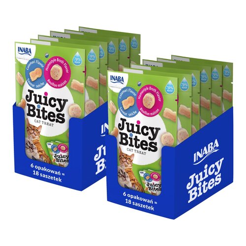 Przysmak dla kota INABA Juicy Bites Rosół i kalmary 36 x 11,3 g