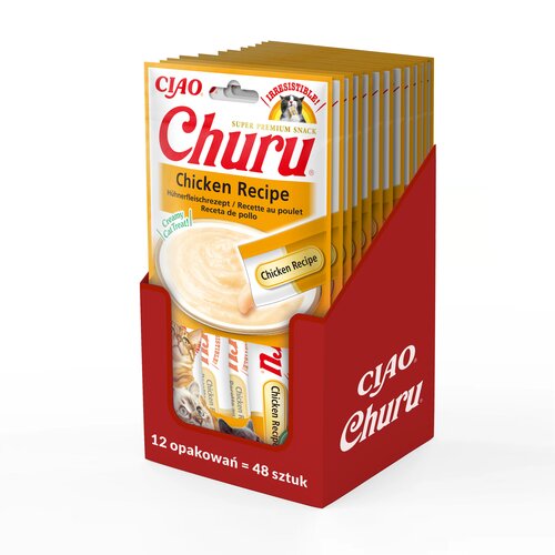 Przysmak dla kota INABA Ciao Churu Kurczak 48 x 14 g