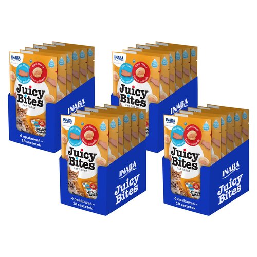Przysmak dla kota INABA Juicy Bites Ryba i małże 72 x 11,3 g
