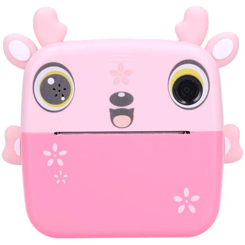 Drukarka EXTRALINK EPP-005 Złącze USB Różowy + Papier termiczny zwykły (3 szt.)