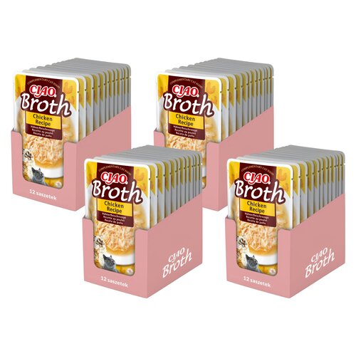 Karma dla kota INABA Ciao Broth Kurczak 48 x 40 g