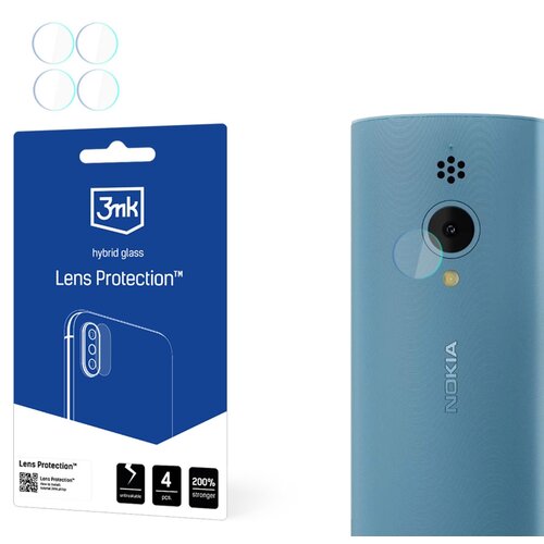 Szkło hybrydowe na obiektyw 3MK Lens Protection do Nokia 150 (2023)