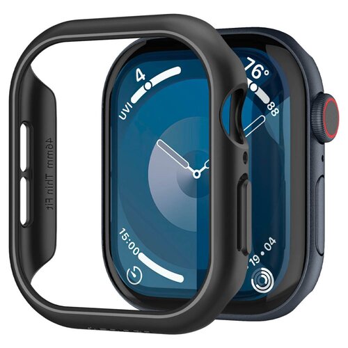Etui SPIGEN Thin Fit do Apple Watch 10 (46mm) Czarny