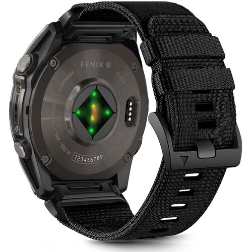 Pasek TECH-PROTECT Nylon Classic do Garmin Fenix 5X/5X Plus/6X/6X Pro/7X/8 (51 mm) Czarny