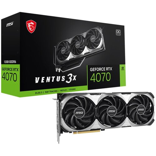 Karta graficzna MSI GeForce RTX 4070 Ventus 3X E1 12GB OC DLSS 3