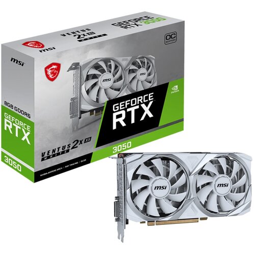 Karta graficzna MSI GeForce RTX 3050 Ventus 2X XS White OC 8GB