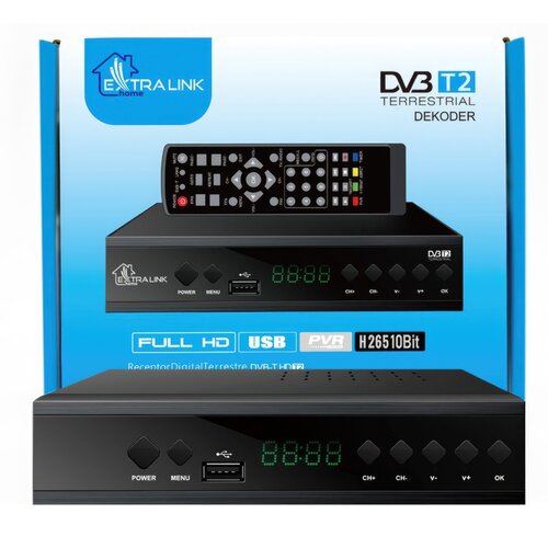 Dekoder EXTRALINK DVB-T2 HEVC H.265