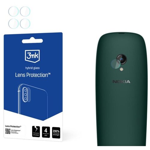Szkło hybrydowe na obiektyw 3MK Lens Protection do Nokia 6310 (2024)