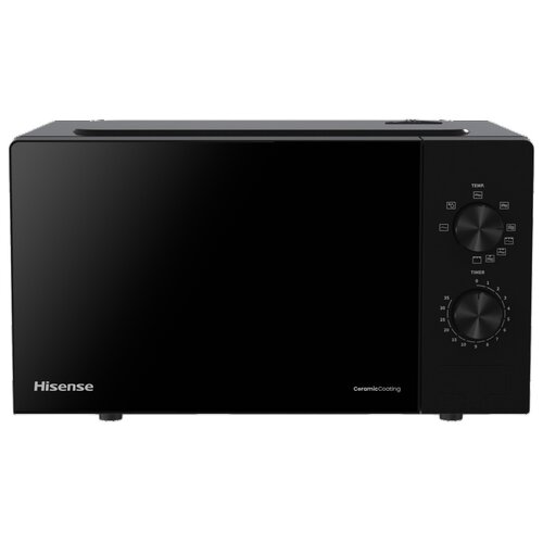 Kuchenka mikrofalowa HISENSE H20MOBP1G 700W średnica 25.5 cm pojemność 20L Pulse Technology Grill Czarny