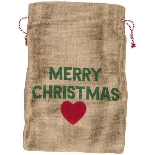 Worek na prezenty SASKA CHRISTMAS  Articasa 23 x 30 cm Zielony
