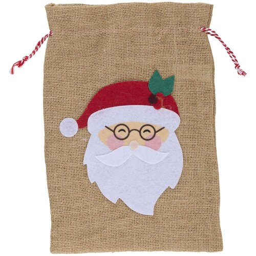 Worek na prezenty SASKA CHRISTMAS Articasa 23 x 30 cm Mikołaj