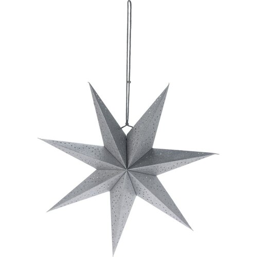 Zawieszka CHRISTMAS DECORATION Gwiazda 45 cm Srebrny
