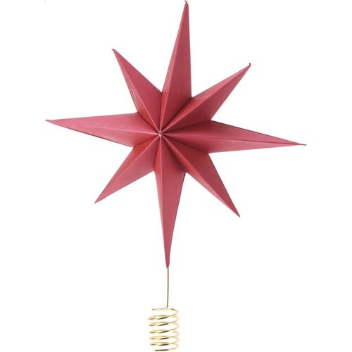 Gwiazda CHRISTMAS DECORATION 28 cm Czerwony