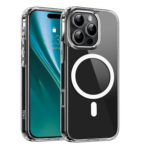 Etui ETTERI Hybrid Mag do Apple iPhone 16 Pro Przezroczysty