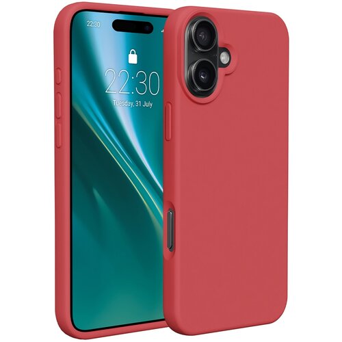 Etui ETTERI Silicone do Apple iPhone 16 Malinowy