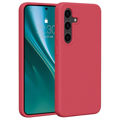 Etui ETTERI Silicone do Samsung Galaxy S24 Malinowy