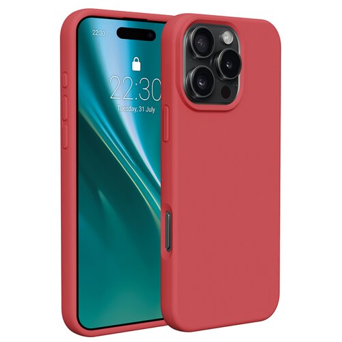 Etui ETTERI Silicone do Apple iPhone 16 Pro Malinowy